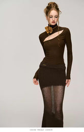 Angel Eyes Asymmetrical Waist Top